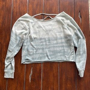 Victoria’s Secret Pink Cropped Tie-Dyed Sweatshirt Size S